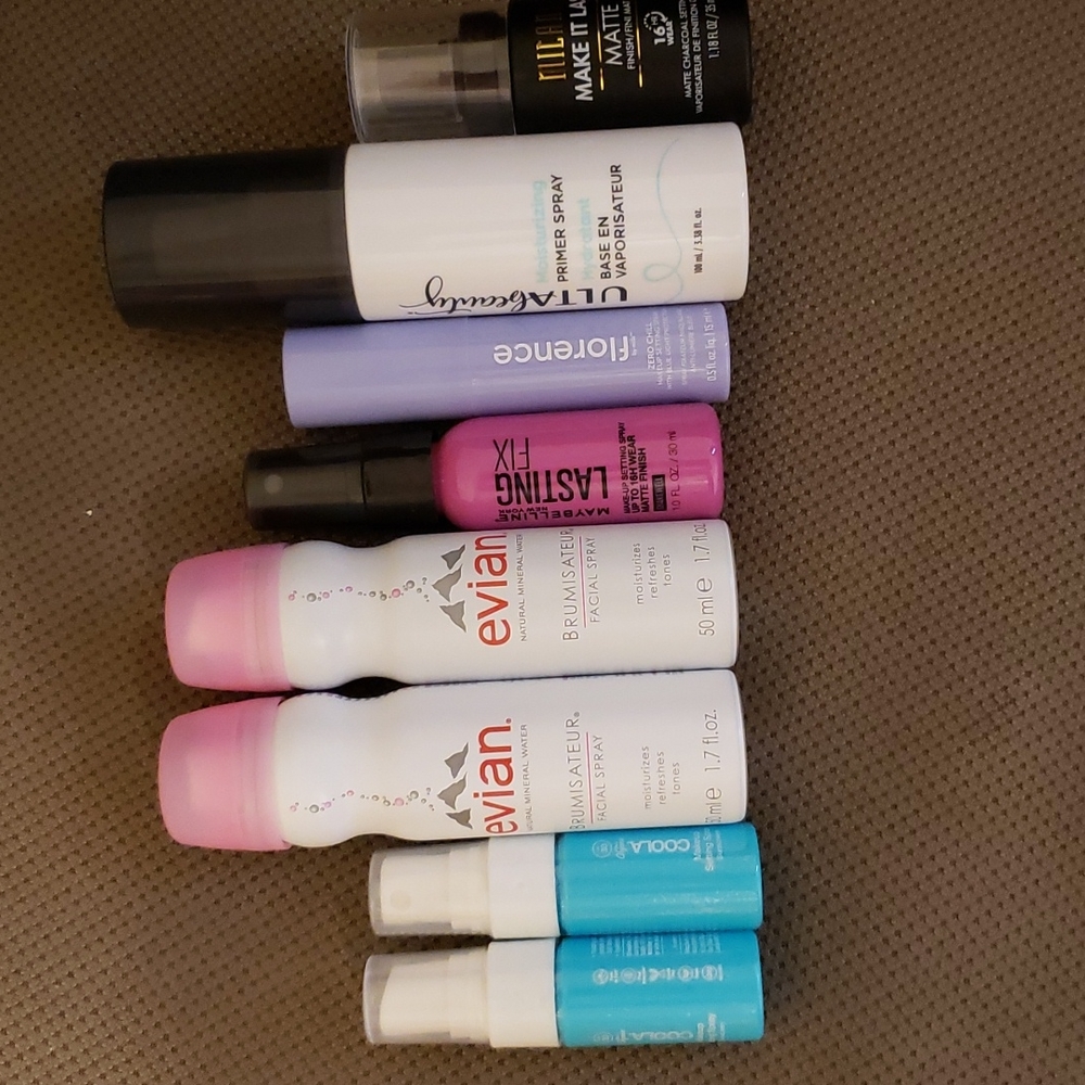 Facial spray variety--primer, setting spray, and facial sprays